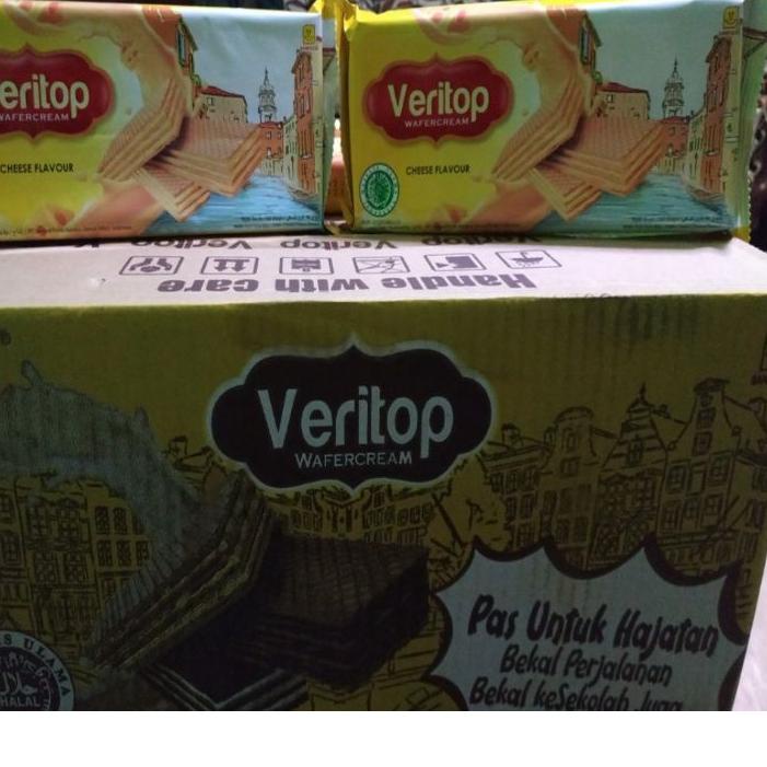 

READY ✅VERITOP WAFER KARTONAN ISI 30 PC 80GR|SQ8