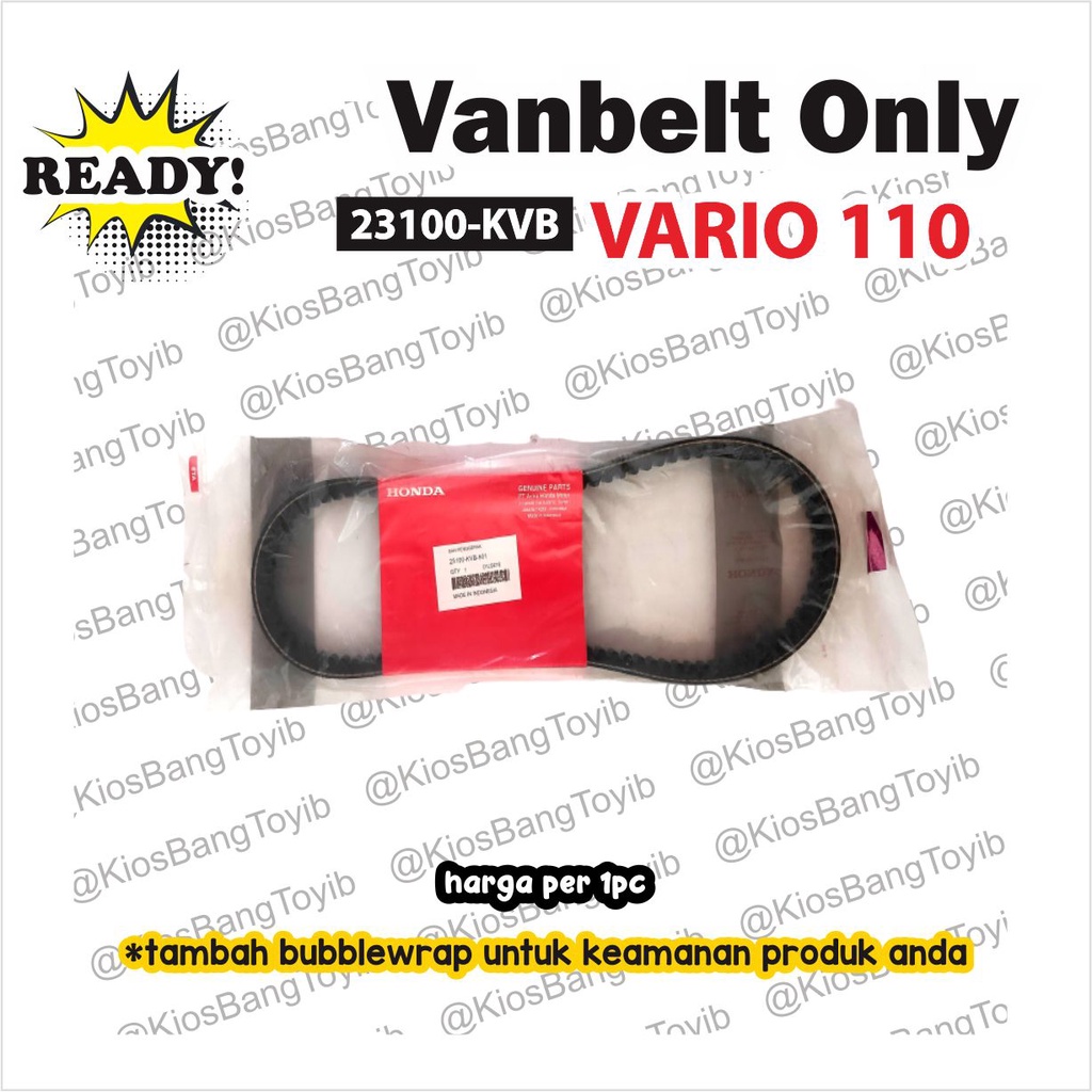 Vanbelt V-belt Vbelt Van Belt Only Honda Vario 110 Karbu (23100-KVB)