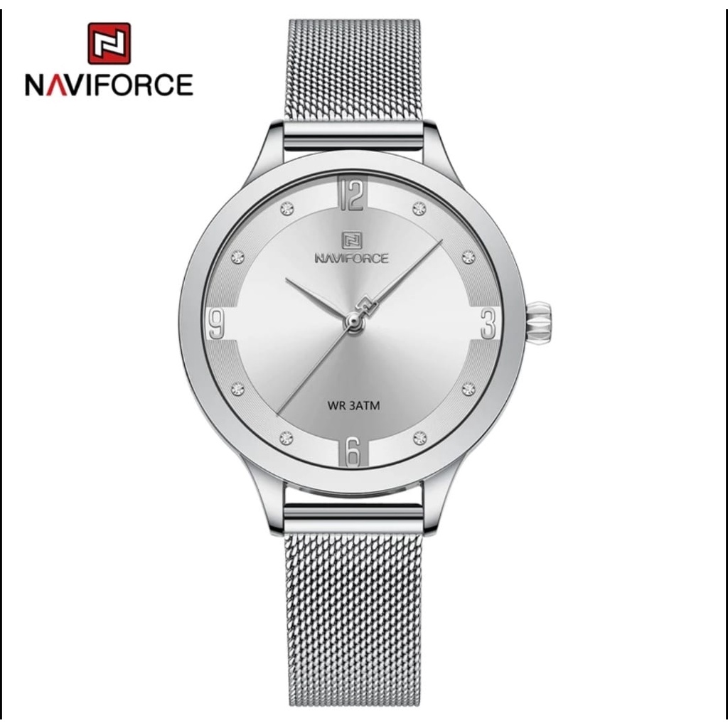 Jam tangan wanita NAVIFORCE 5023 tali pasir original