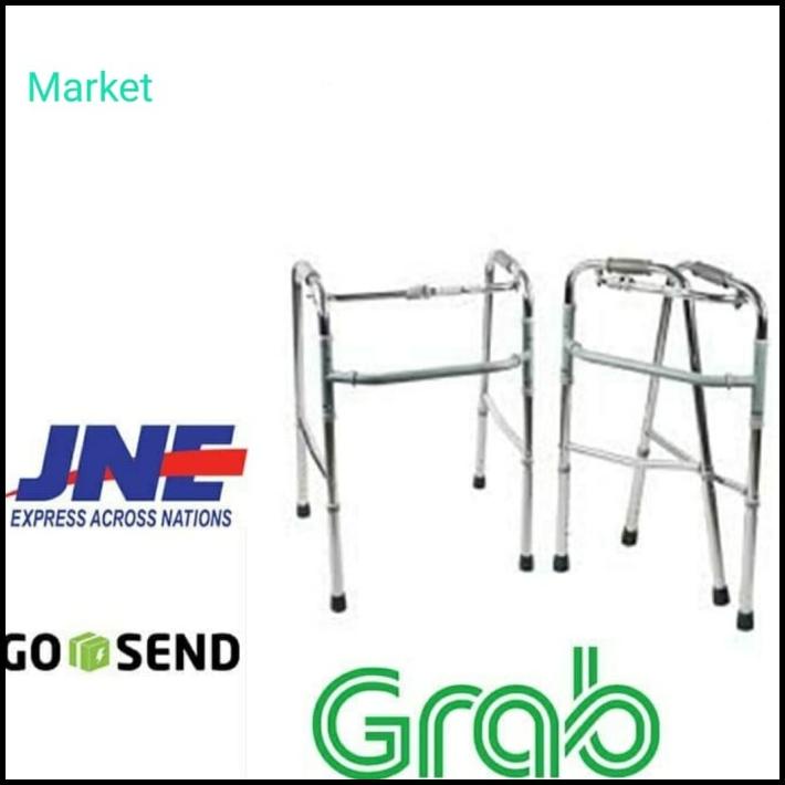 Tongkat Walker Alat Bantu Jalan /Walker Alat Bantu Jalan-Tanp Roda