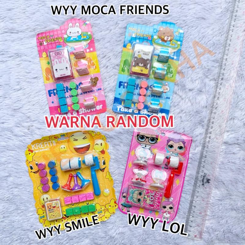 

MAINAN DECO STAMP SET WARNA WARNI LUCU BAGUS MURAH CAP CAPAN STEMPEL STAMPEL KARTUN