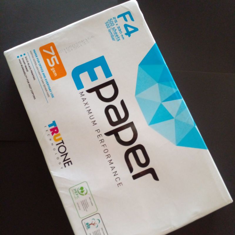 

Kertas Fotokopi / Kertas Fotocopy / Photocopy Paper merk E Paper F4 / Folio 75 gsm