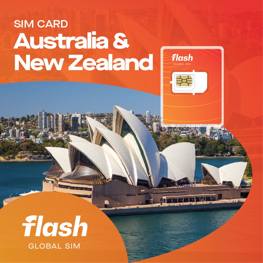 Sim Card Australia &amp; New Zealand Unlimited Data (Simcard Aussie)