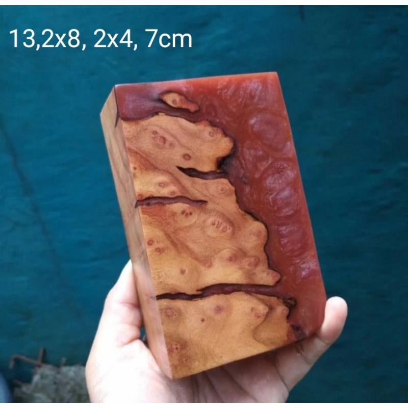 kayu burl grupel hybrid epoxy resin