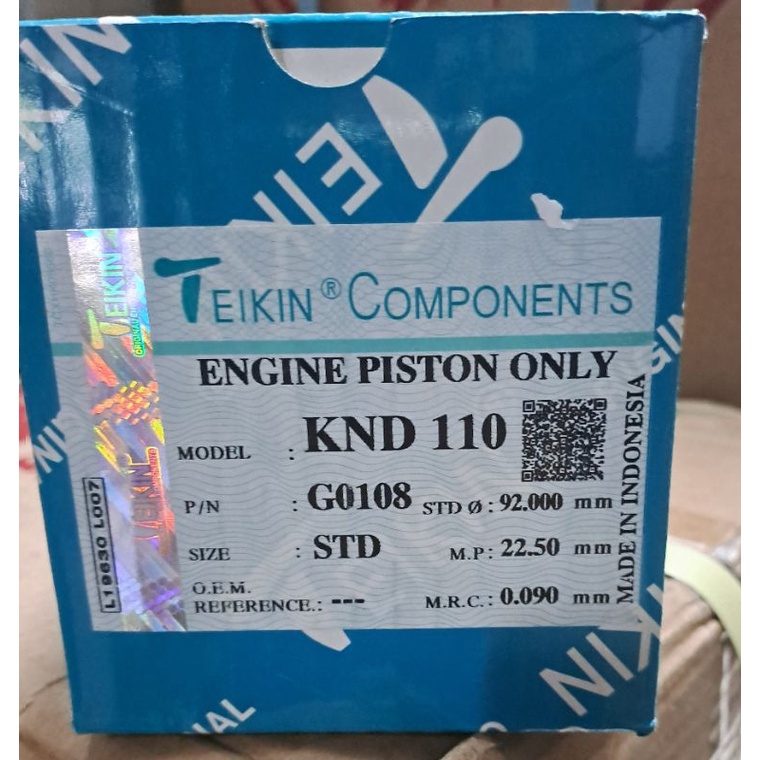 KND110DI Piston Teikin