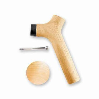 {AlrendyStore} Stagg EKG wooden handle and lid pull kit - solid maple Berkualitas