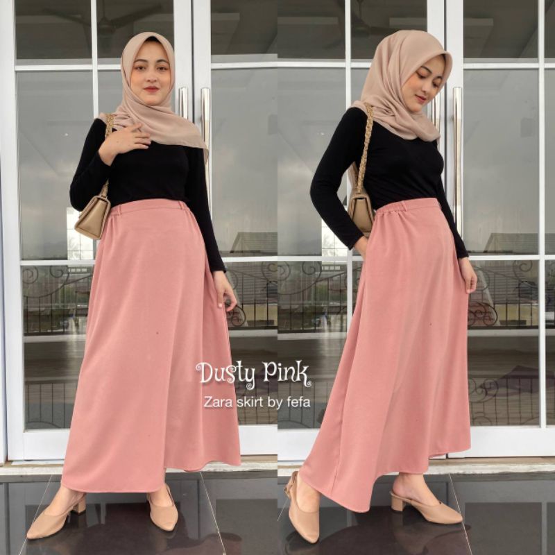 ROK PAYUNG BASIC SKIRT-ZARA