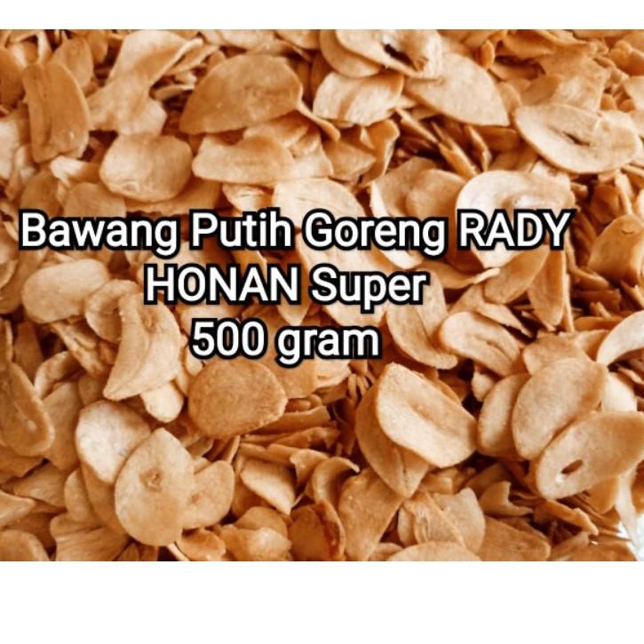 

Spesial Promo--Bawang Putih Goreng HONAN Super 500 gram