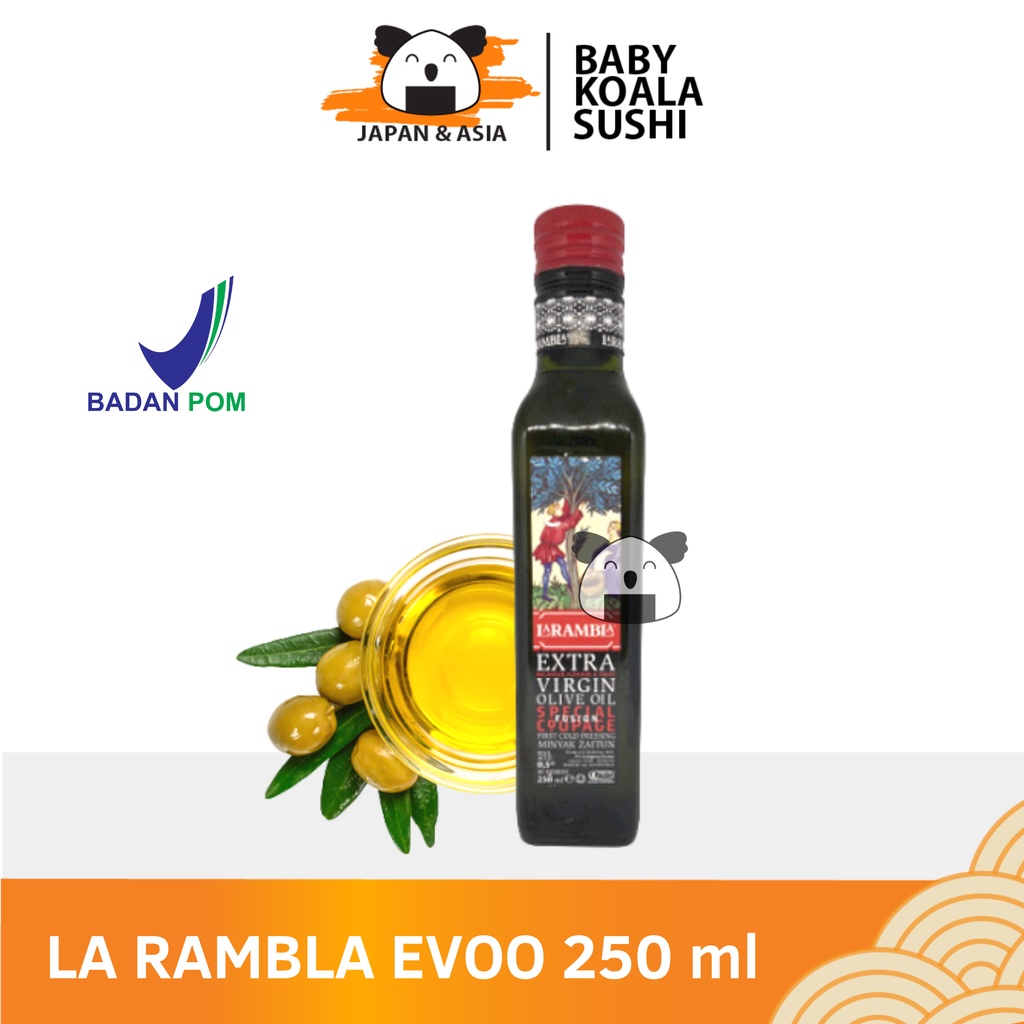 LA RAMBLA Extra Virgin Olive Oil Minyak Zaitun 250 ml Halal │ EVOO Import Spanyol