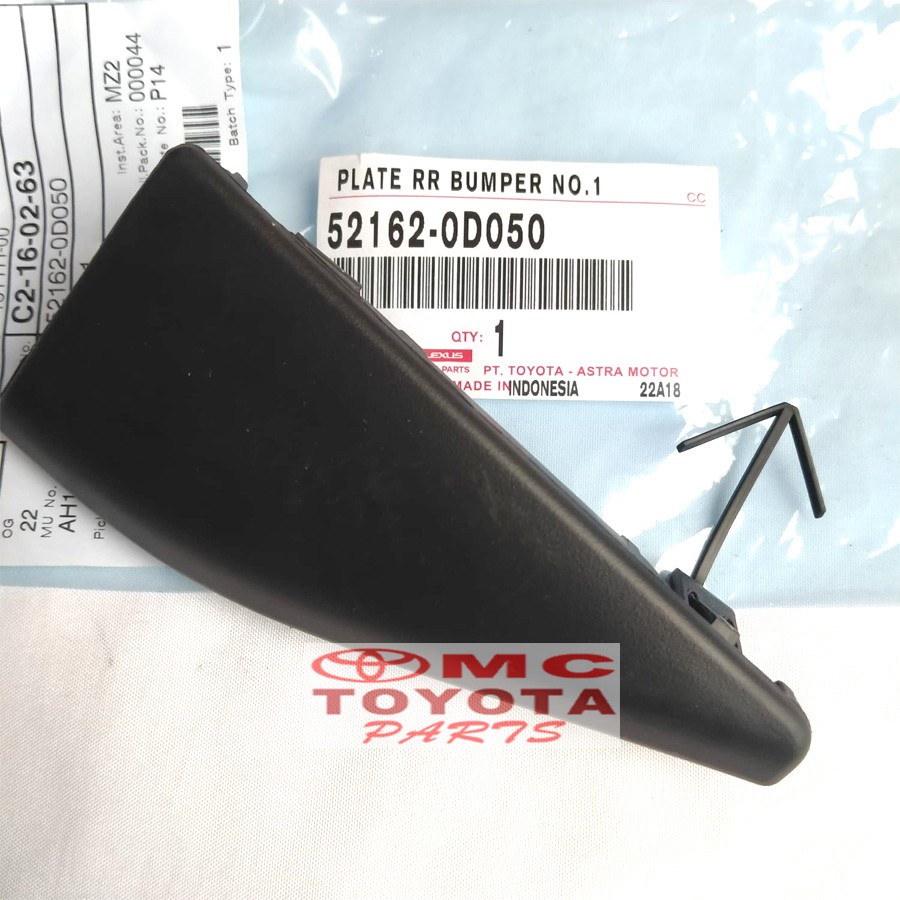 Tutup Cover Derek Towing Bumper Belakang Kiri Sienta 52162-0D050