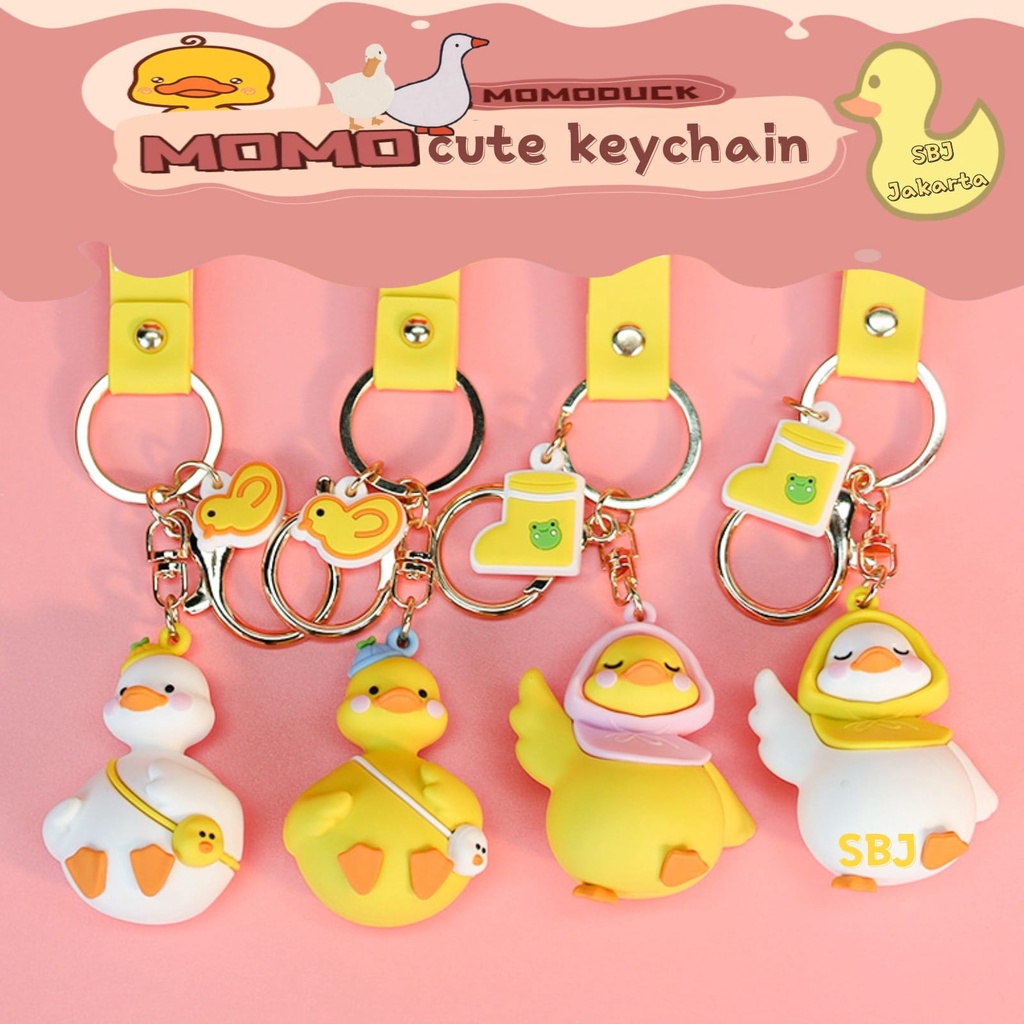 Gantungan kunci Keychain ORIGINAL LISENSI minion shio snoopy momo duck