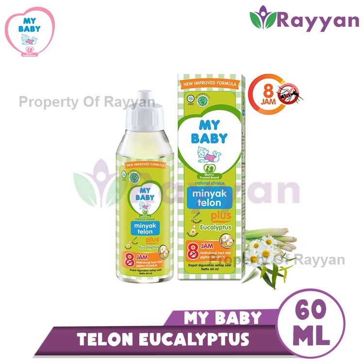 [MT]My Baby Telon Oil 60ml/90ml/150ml  Plus Minyak Telon Bayi Bru Lahir Perlindungan 8 jam|Telon Bayi anti nyamuk|telon anti gigitan nyamuk