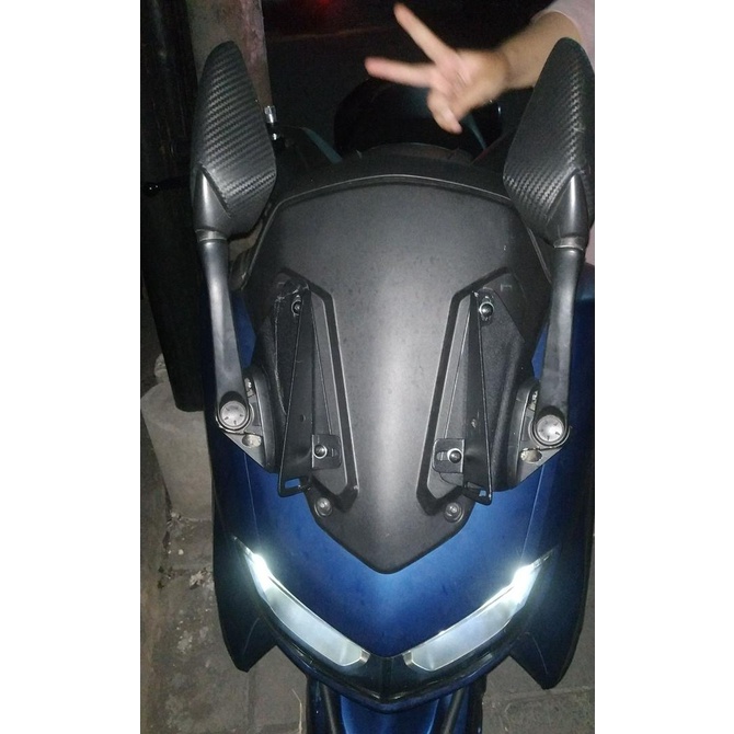 Breket Serpo / Wingshield + Breket Spion R25 For NMAX