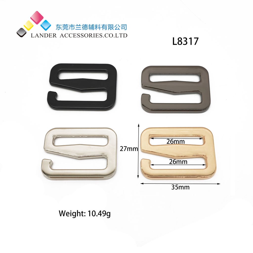 Ring 9 Buckle Pengait Cantolan tas LANDER / Ring / L-8317 / 26mm