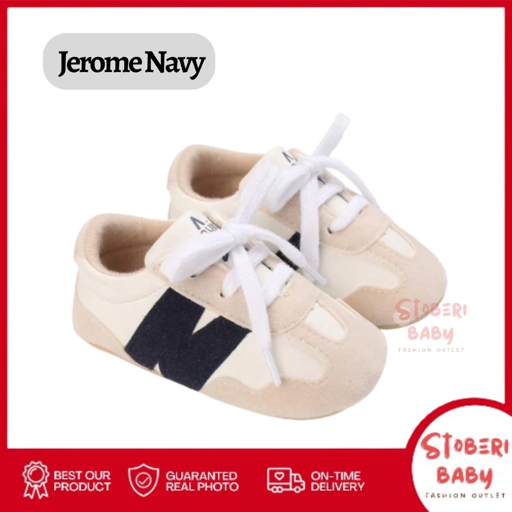 PUNCAK 3.3 stoberi baby - PREWALKER Sepatu Anak Bayi Baby Shoes Sandal Casual Socks Anti Slip Bahan Import / JEROME