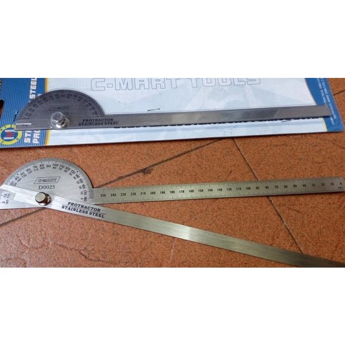 

[COD] Busur Derajat Combi Penggaris Stainless Protractor Alat Ukur Sudut TERLENGKAP Kode 805