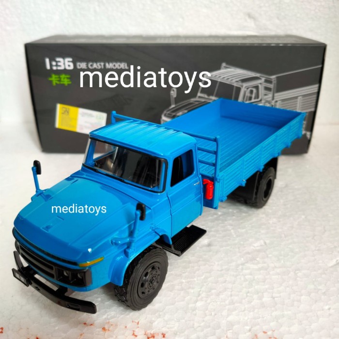 Murah Diecast 1:36 Truck Classic 6 Ban.Warna Biru Berkualitas