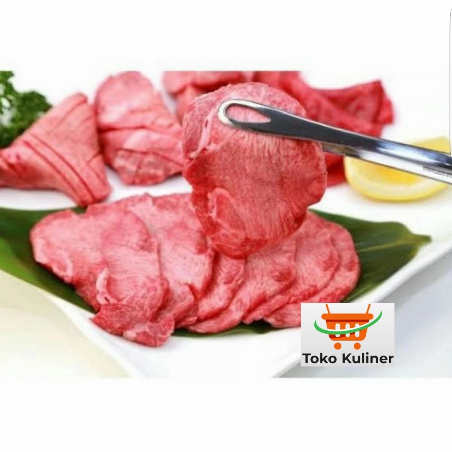 

Lidah Sapi Slice tipis Bersih Tanpa Kulit 500gr