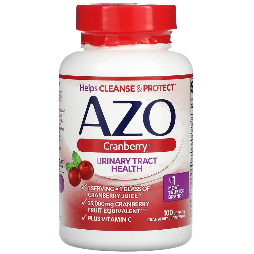 Azo Cranberry Urinary Tract Health 100Softgels Kesehatan Kantung Kemih