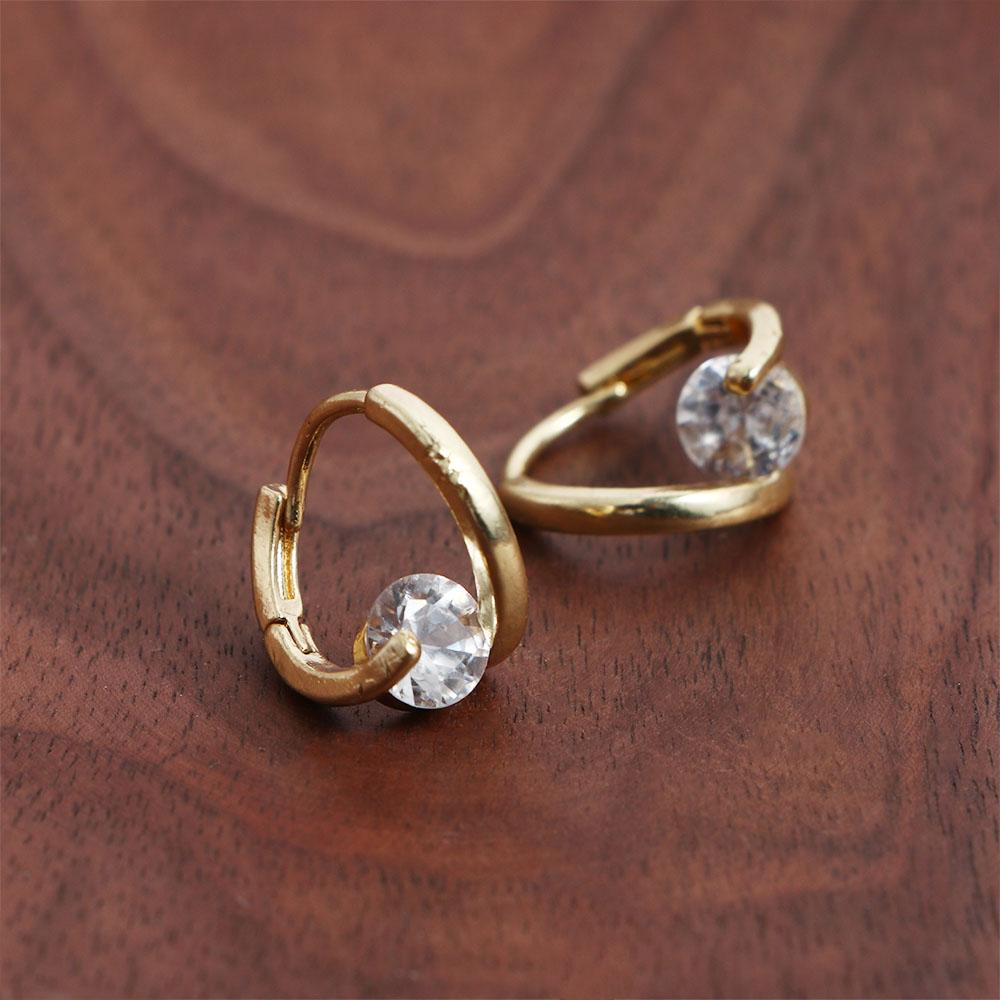 Anting Hoop Agustina Temperamen Elegan Gaya Wangi Kecil Perempuan Geometris Berlian Imitasi Aksesoris Telinga Wanita Anting Pejantan