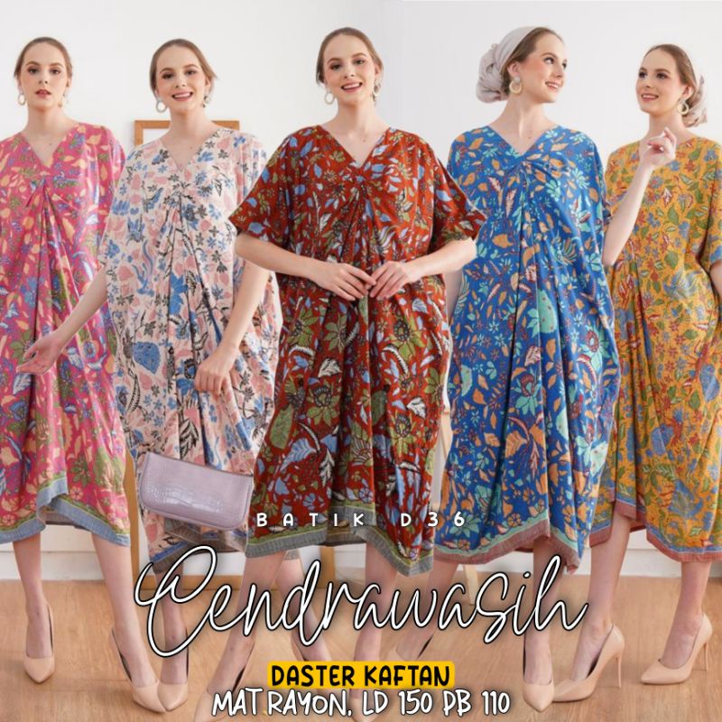 (Semerbak) Daster kaftan wanita kekinian rayon tebal murah motif karakter batik bunga Baju tidur santai pastel soft fashion ibu remaja cantik kece keren big size gendut jumbo bigsize fesyen viral hamil keren grosir katun kece premium modern bagus adem