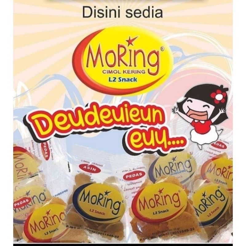 

Moring Cimol Kering L2 Snack Asin Original Pedas / Moring Cimol L2 Snack Satuan 1pcs Eceran Makanan Ringan Bandung