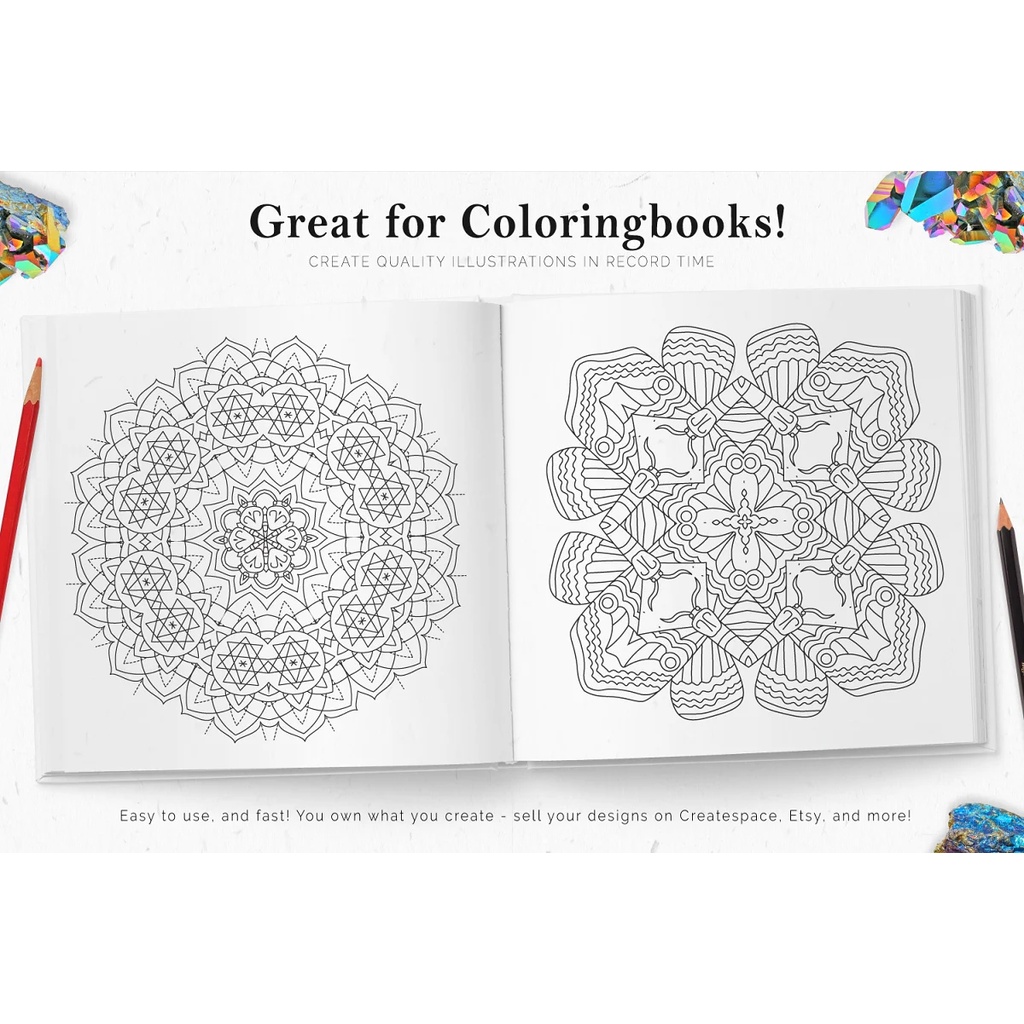 Vector Kaleidoscope For Illustrator
