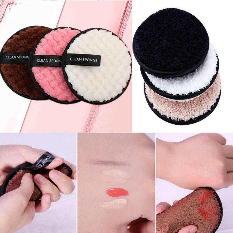 Makeup Korea Face Cleansing Puff - Make Up Removal Pads