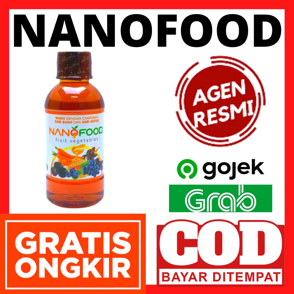 AGEN RESMI NANOFOOD Ori MADU Penambah Berat Badan Dewasa Kids Nano Food Original Official FRUIT VEGE