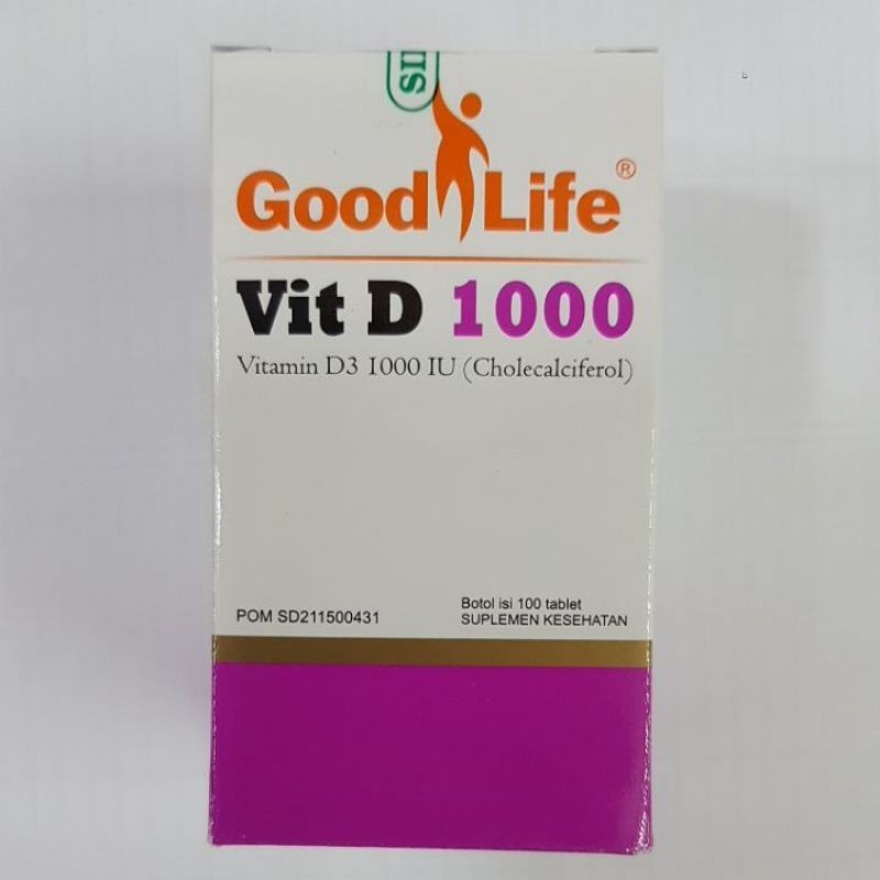 Jual Vit D 1000 Iu Good Life Vitamin D 1000 Iu Isi 100 Tablet D1000 Iu