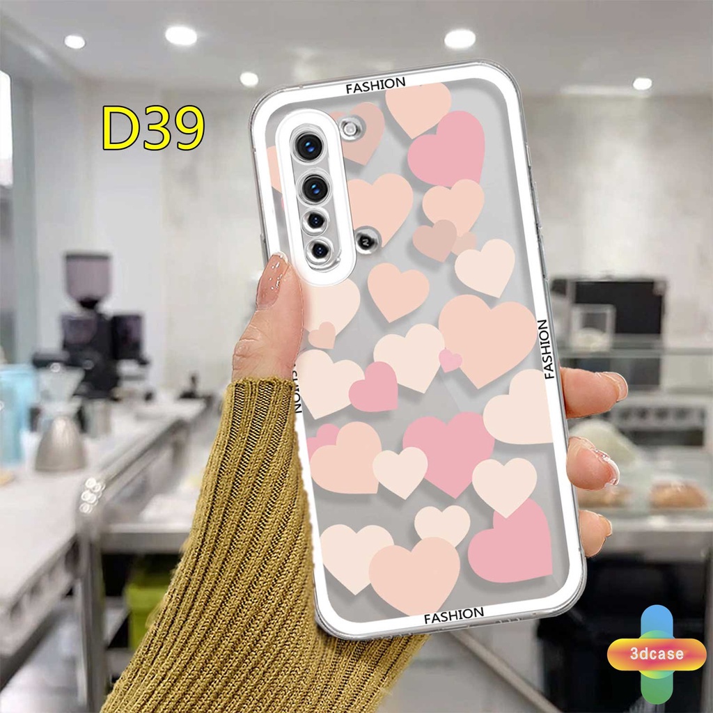 Casing Soft Case Realme C15 C21 C11 2021 C21Y C31 C35 C25 C20 C3 C12 C2 C25S 5S 5 5S 5i C17 7i C1 C25Y C2 C3i 6i C20A Narzo 20 10 10A 20A 30A A7 A5S A15 A16 Y12 Y20 Y15S A03 Couples Love Heart Anti-fall Case