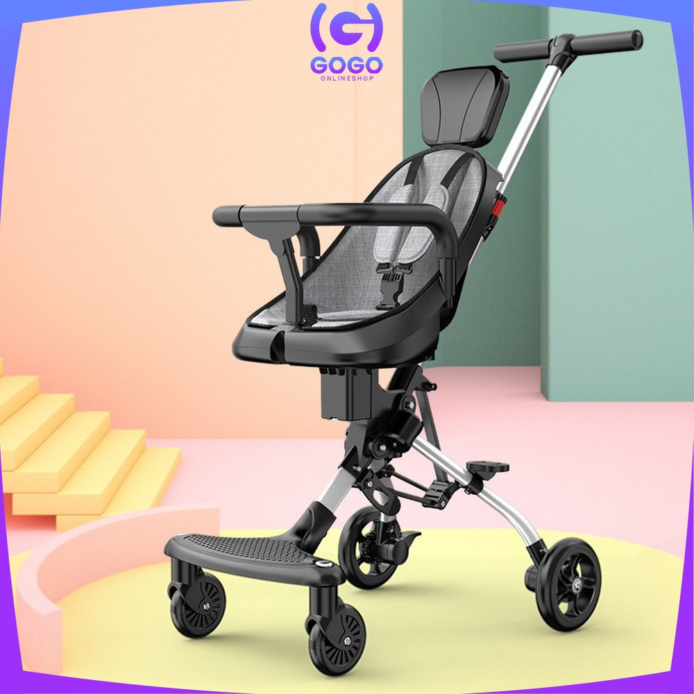 GOGO-C228 Magic Stroller Bayi Murah Stroler Anak Kereta Bayi Dorong Roda 4 / Baby Stroller Import