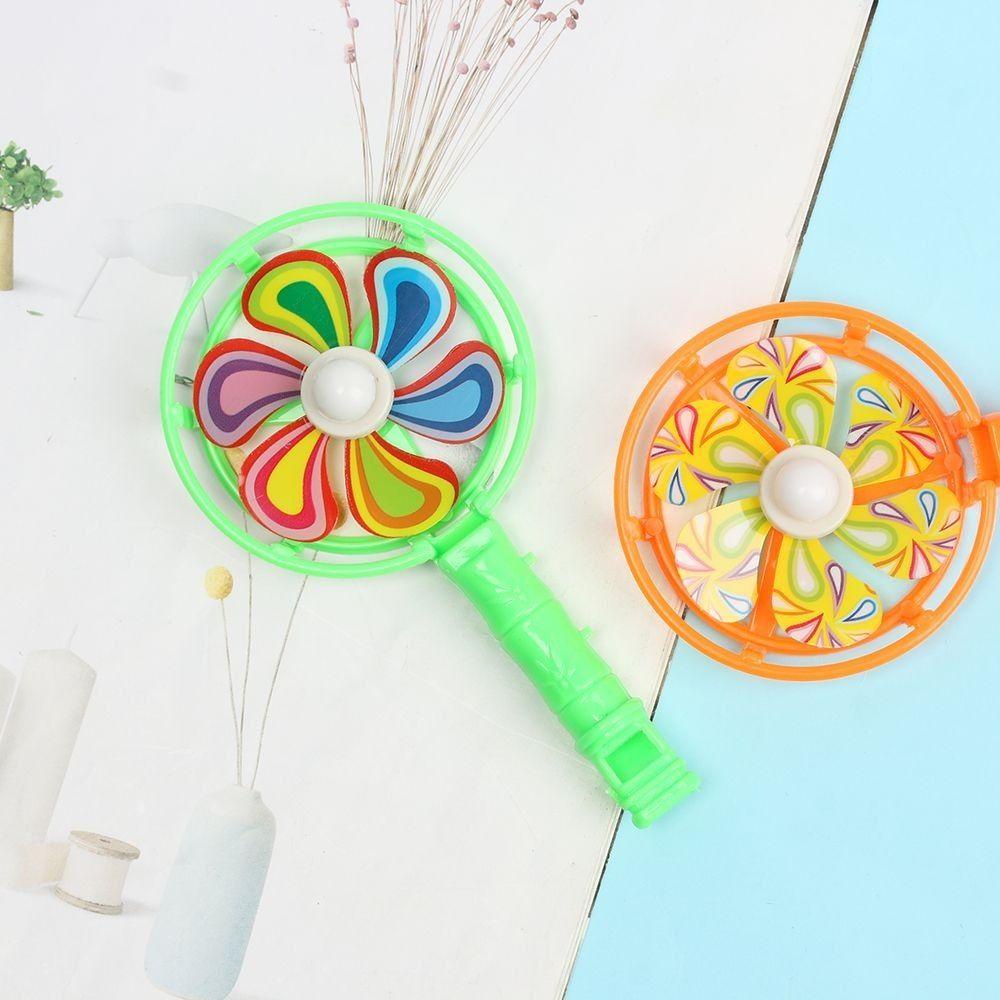 Chookyy 20Pcs Whistle Windmill Novelty Trick Wind Spinner Hadiah Anak Prank Maker