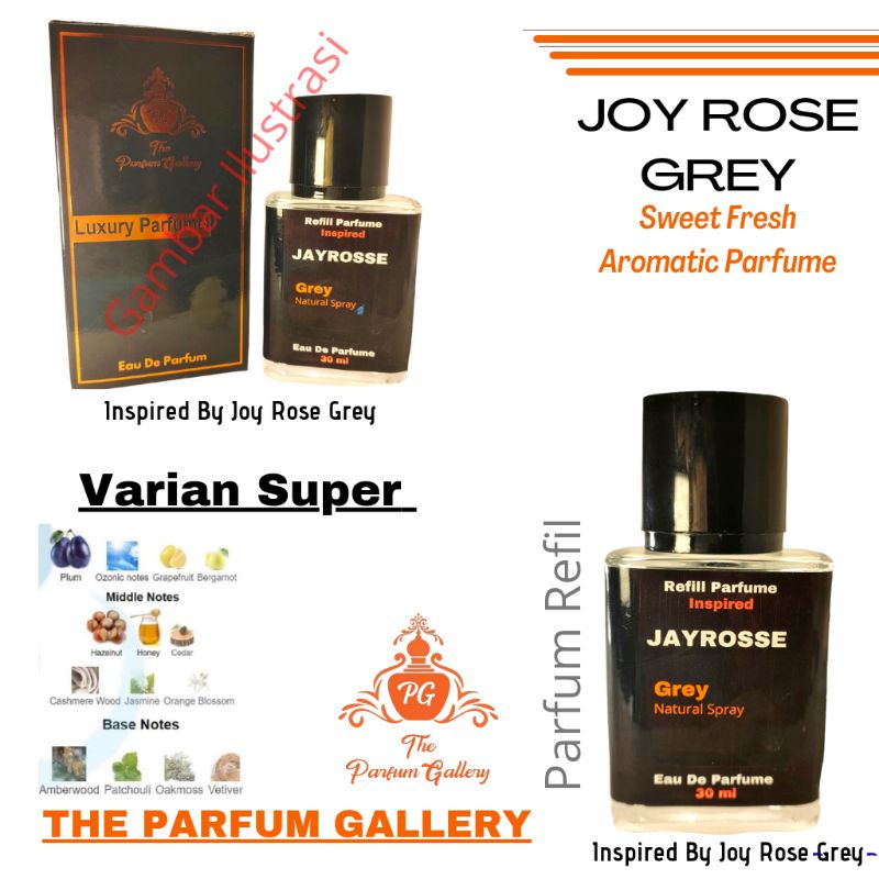 COD Parfum Inspired Joy Rose Grey | Aroma Floral Rose Soft | Elegant | Unisex