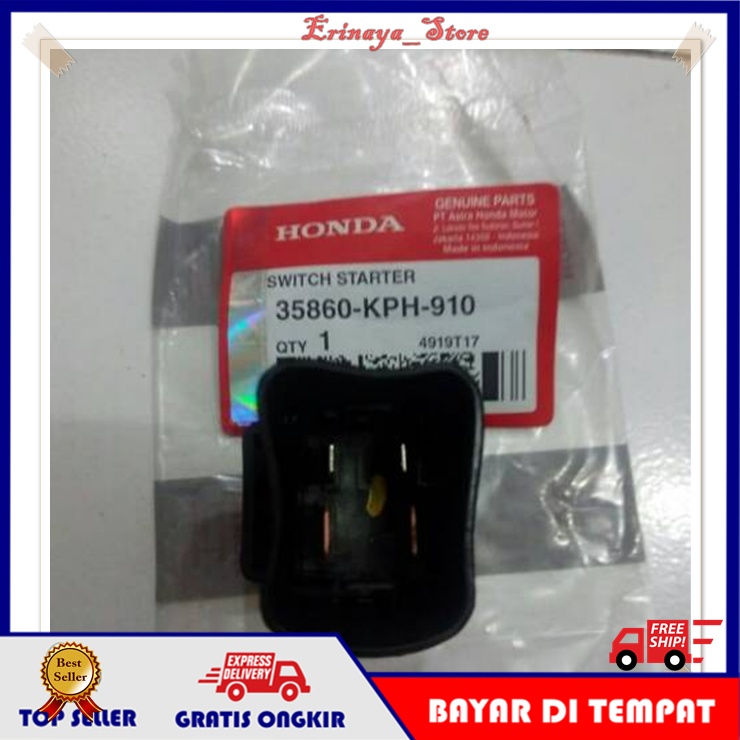 ORIGINAL AHM Bendik Bendix Stater Switch Starter Motor Honda Kharisma Karisma Supra X Lama Old KPH O