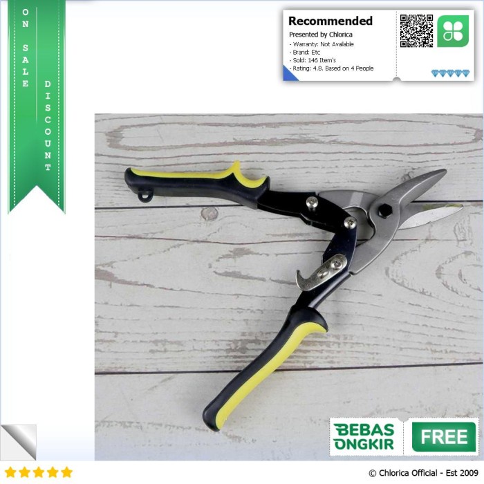 

Spesial Dongkai Gunting Besi Flat Baja Heavy Duty Iron Scissors 10 Inch - W239 Sale!!!