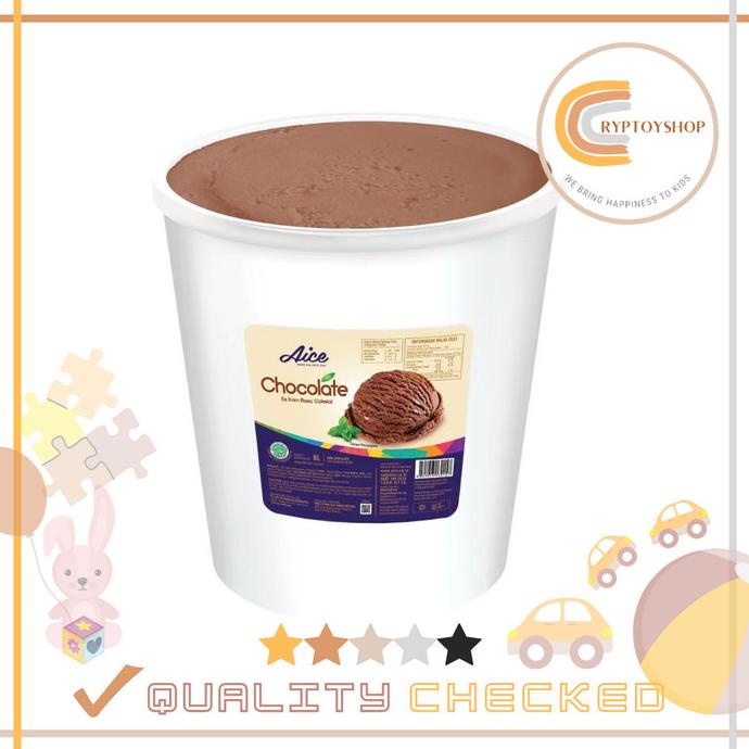 

AICE ICE CREAM ES KRIM BUCKET EMBER COKELAT COKLAT CHOCOLATE 8L
