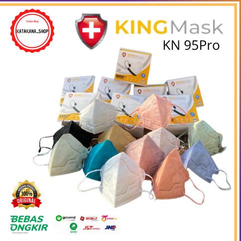 MASKER KN95 KING MASK PRO KN 95 PREMIUM KEMENKES 88-katakanashop Segera Beli