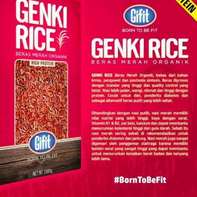 

MALL Beras Merah Organik Genki Rice grosir