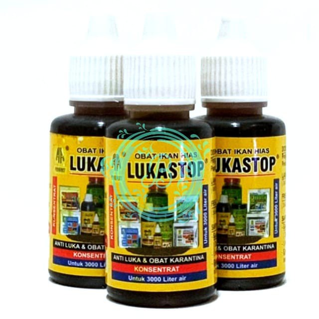 Lukastop 30ml Obat Ikan Anti Luka Jamur Parasit Obat Karantina Lukastop 30 ML AA Product