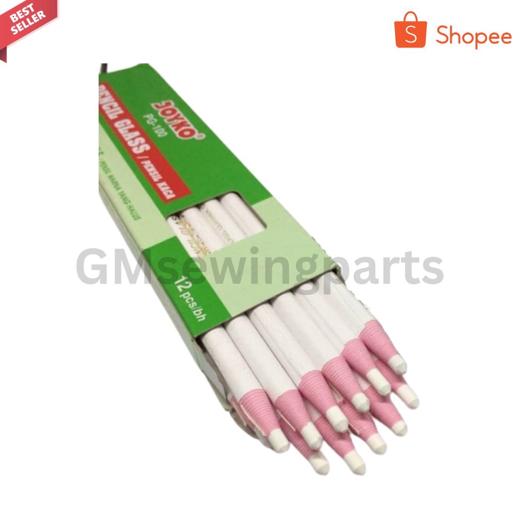 

PENSIL WARNA/PENSIL KACA/PENSIL GLASS MERK JOYKO Warna Putih PG-100