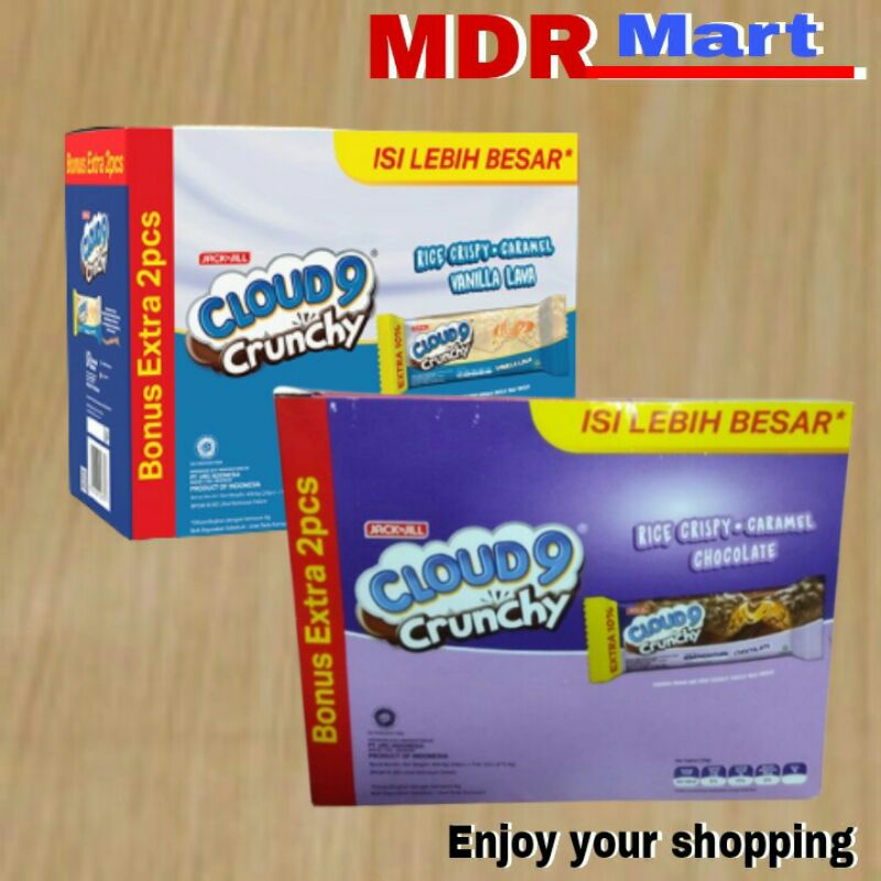 

CLOUD 9 BESAR CRUNCHY 1 BOX ISI 24 PCS @15 GRAM