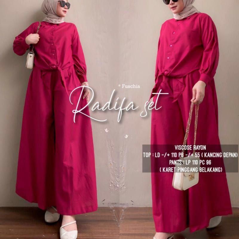 Fashion MUSLIM, baju wanita, baju stelan wanita, setelan, stelan, Baju stelan, fashion wanita, one set. Radifa Set