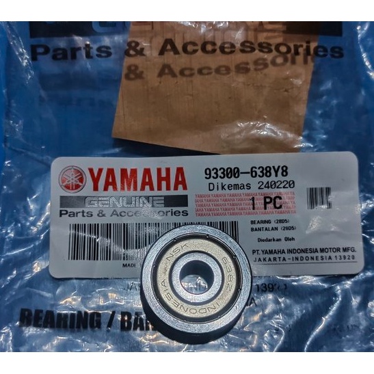 Bearing Laher Bak CVT Yamaha Mio Sporty Mio Soul Mio Lama 638Z