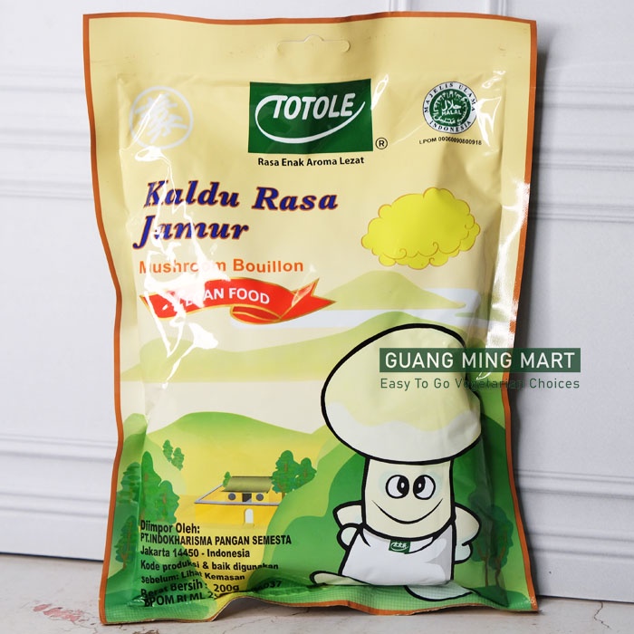 

Bumbu Kaldu Jamur Totole 200gr / PERASA MOKUCING TOTOLE