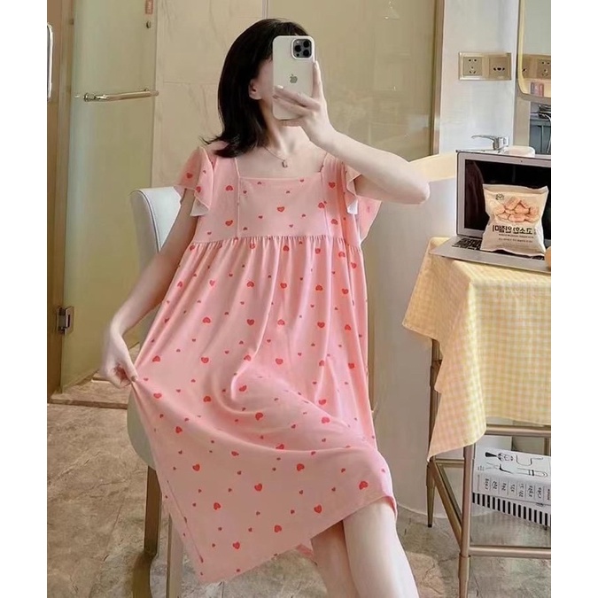 KZ_Daster dress wanita import / daster terusan wanita kekinian terbaru / daster korean style terbaru