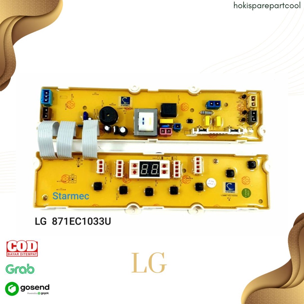 MODUL PCB MESIN CUCI LG TURBO DRUM WFL-801TC