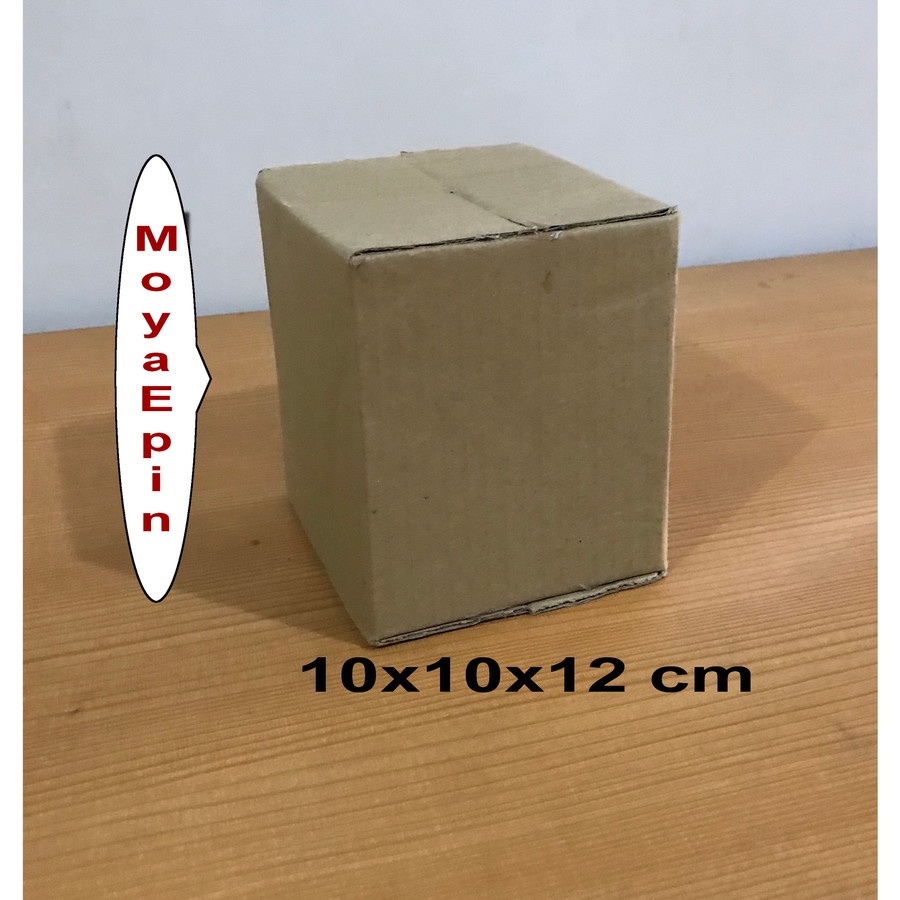 

kardus/karton/box Uk.10x10x12 cm singlewall polos