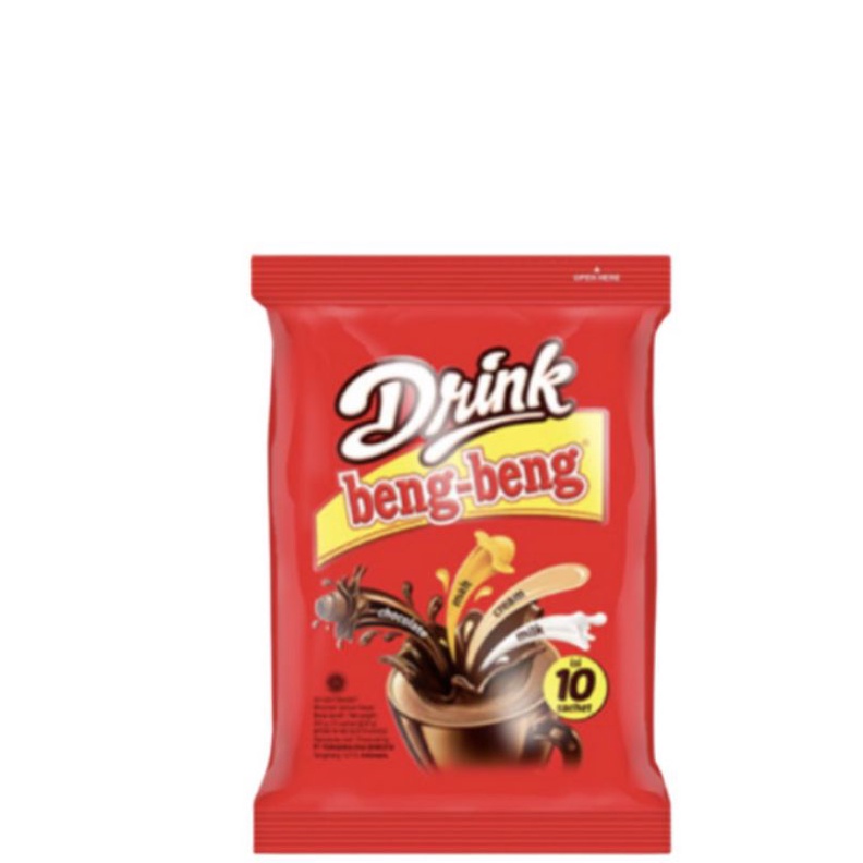 Drink Beng-Beng Drink Beng Beng 30g Minuman Cokelat Bubuk Renceng ISI 10 Pcs Bengbeng Coklat