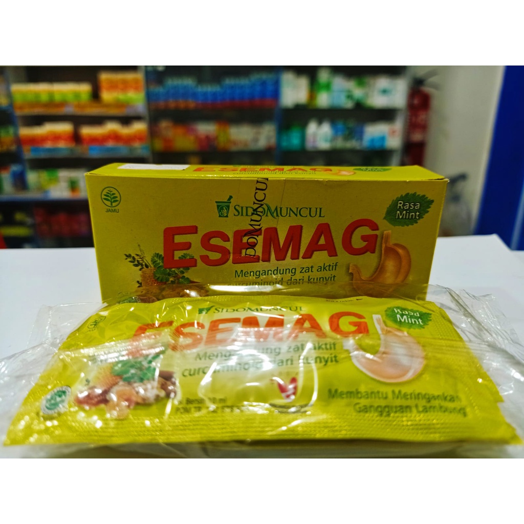 ESEMAG Rasa Mint 1 Sachet Sidomuncul Maag dan Asam Lambung